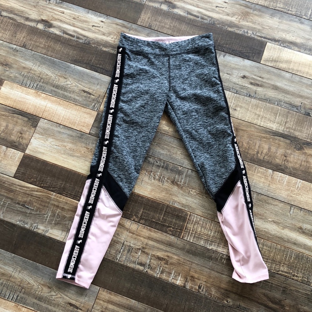 Abercrombie and Fitch kids workout leggings.